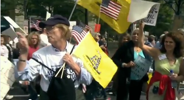 Obama Campaign Takes on Tea Party