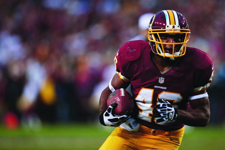 Win McNamee/Getty Images
Alfred Morris was an unheralded sixth-round pick but finished with a franchise record 1,613 yards rushing for the Redskins.