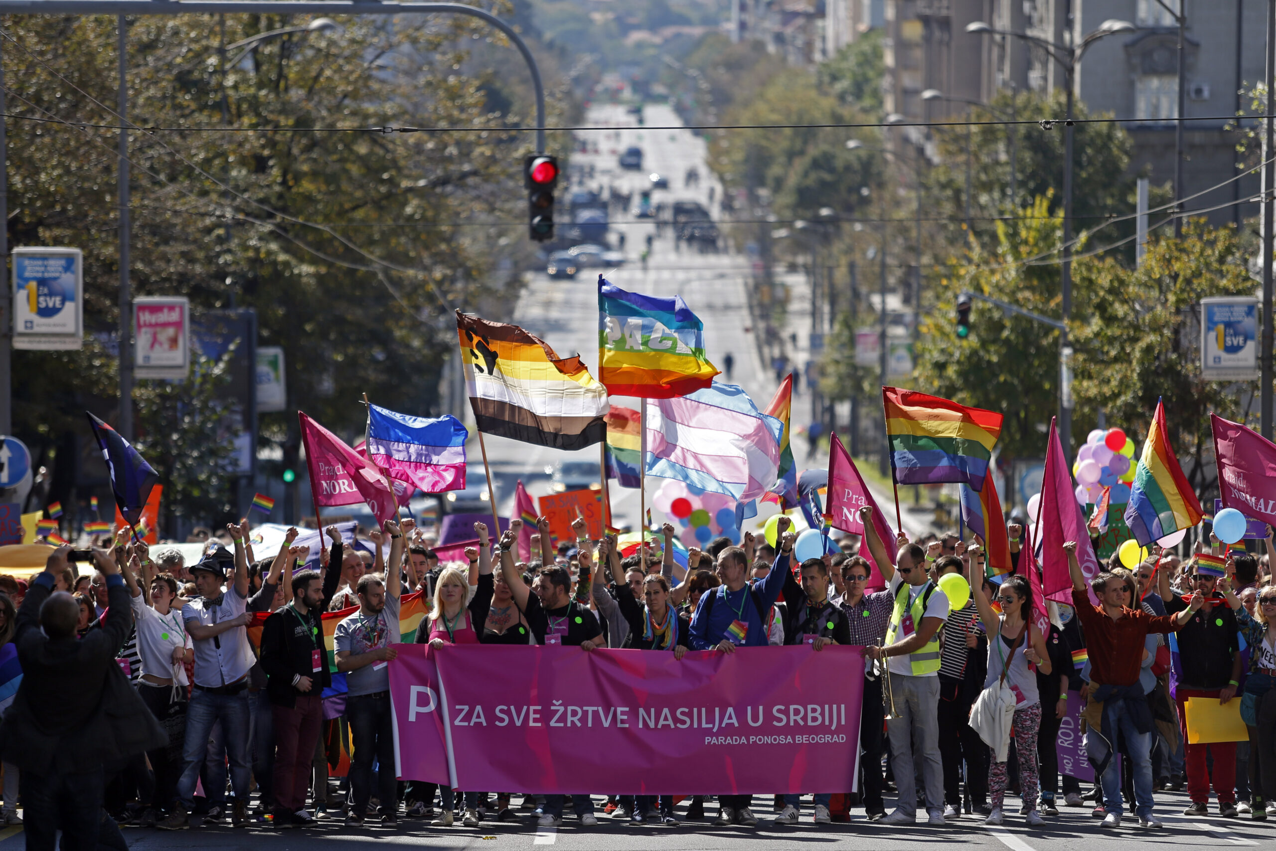 Serbia gay pride march takes place undisturbed