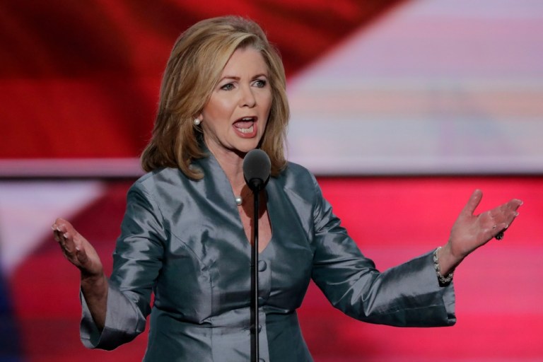 Rep. Marsha Blackburn, R-Tenn., declined to criticize President Trump on the issue of family separations at the Southern border. (AP Photo)