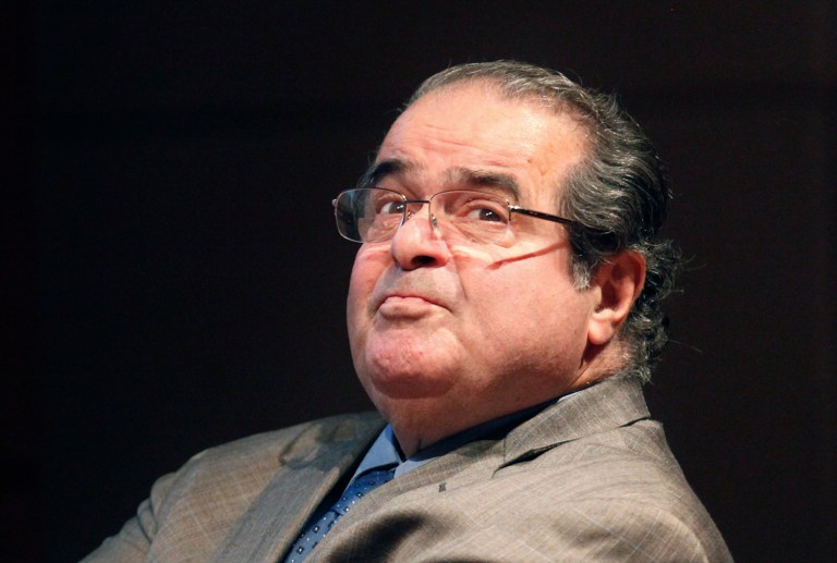 A new poll shows that in theory, at least, most people like the idea of replacing the late Justice Antonin Scalia with someone who is a lot like him. (AP Photo/Charles Rex Arbogast, File)