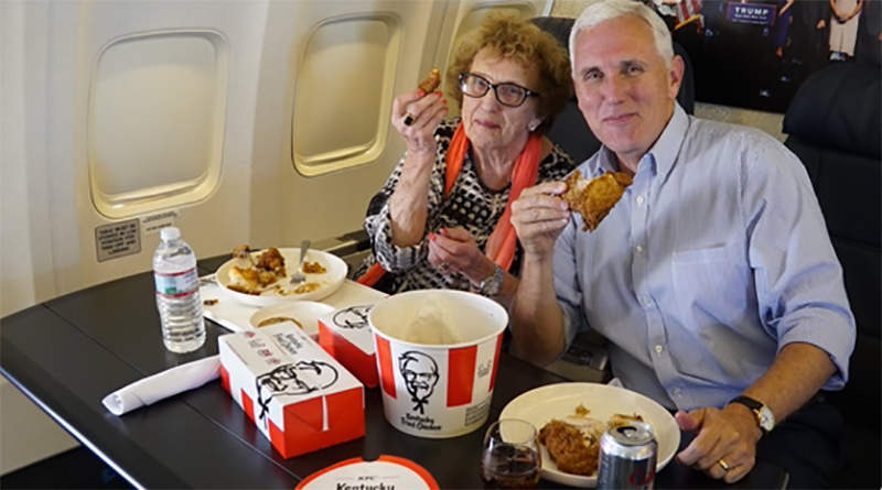 KFC Take 2: Mike Pence and mom get their chicken on