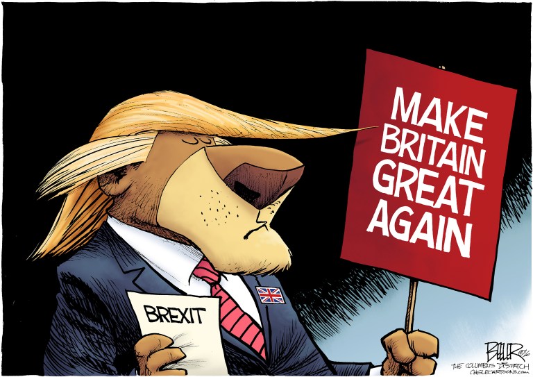 Editorial cartoon: Make Britain Great Again