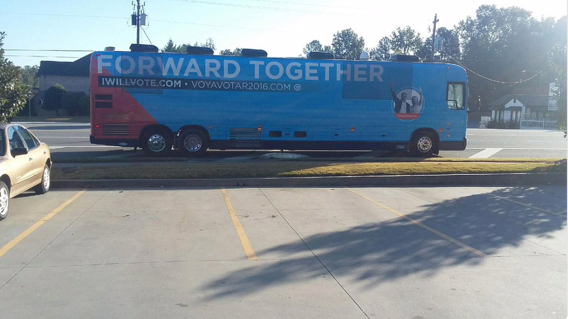 Report: DNC bus caught dumping sewage into storm drain