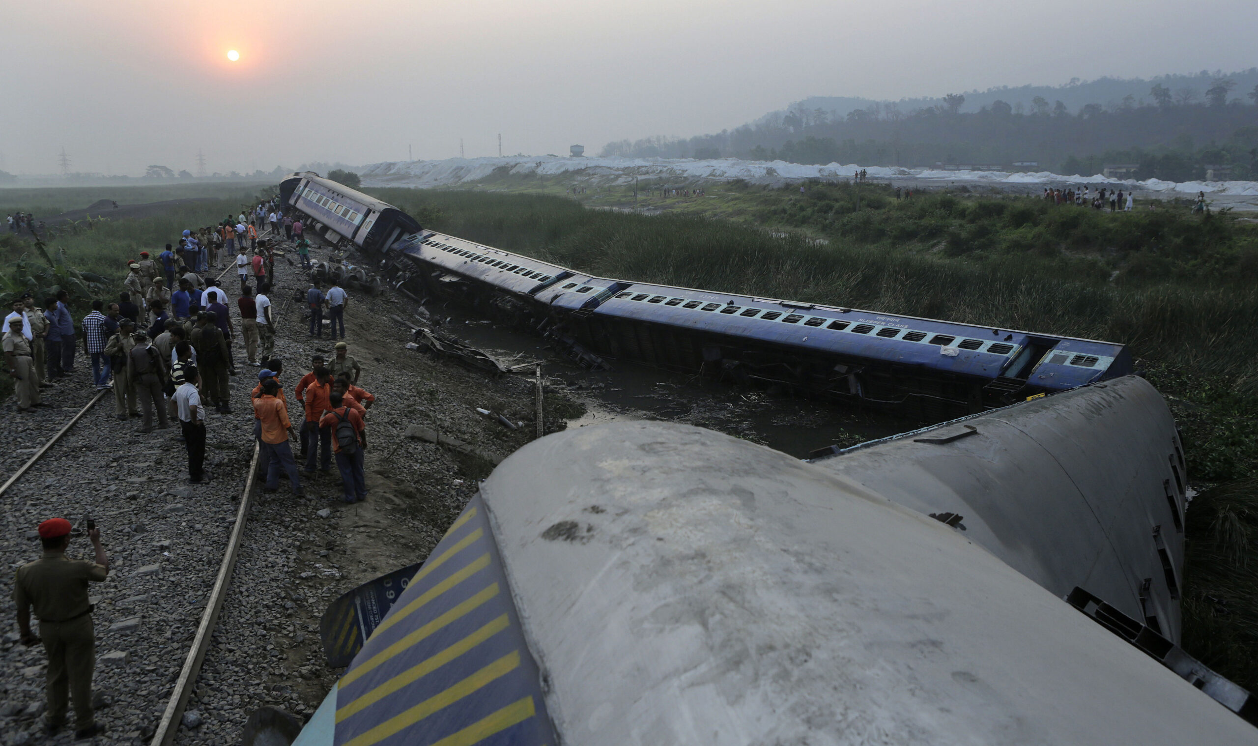 Passenger train derails in northern India; 42 hurt