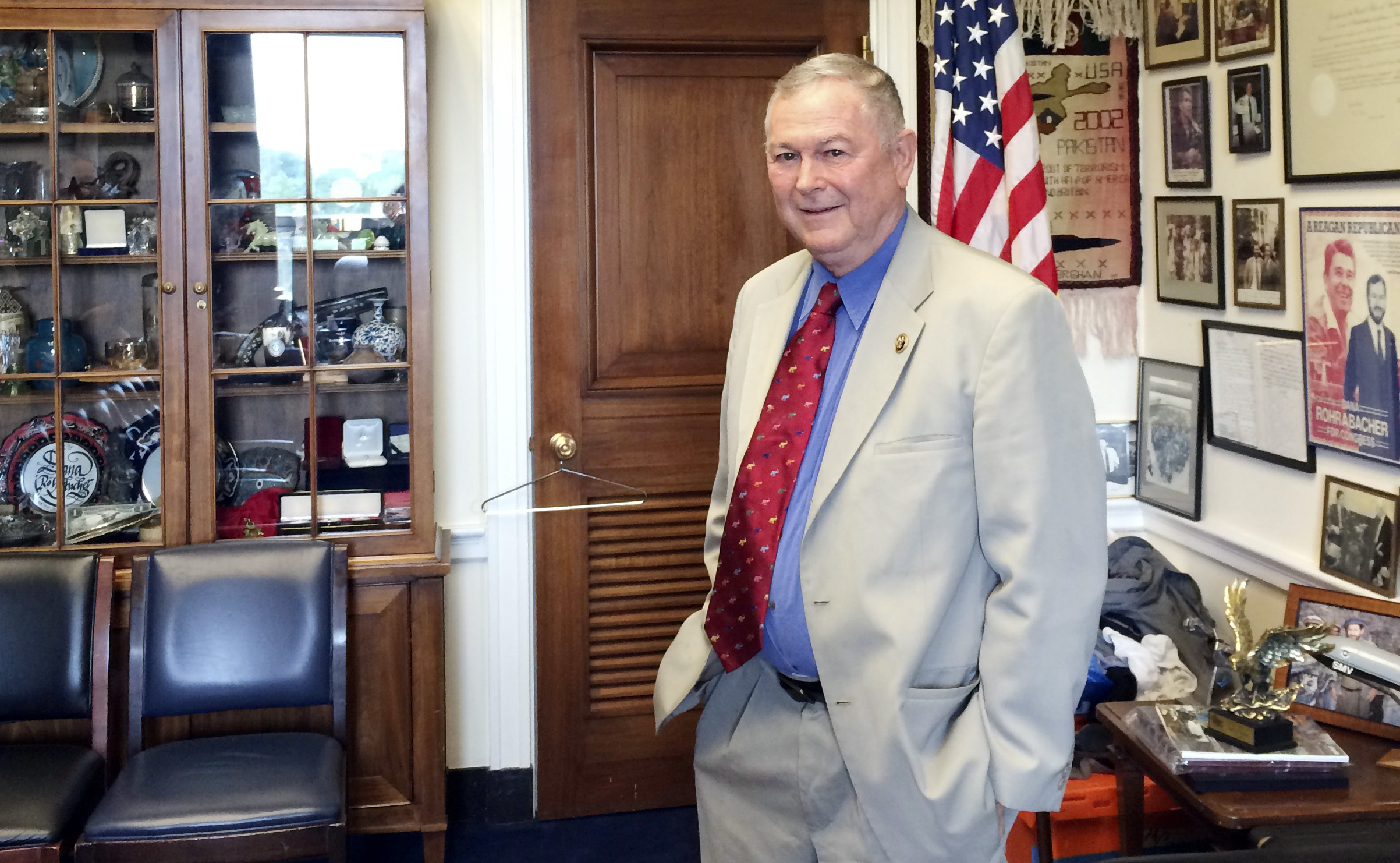 Dana Rohrabacher: Rich immigrants can pay for Trump’s wall