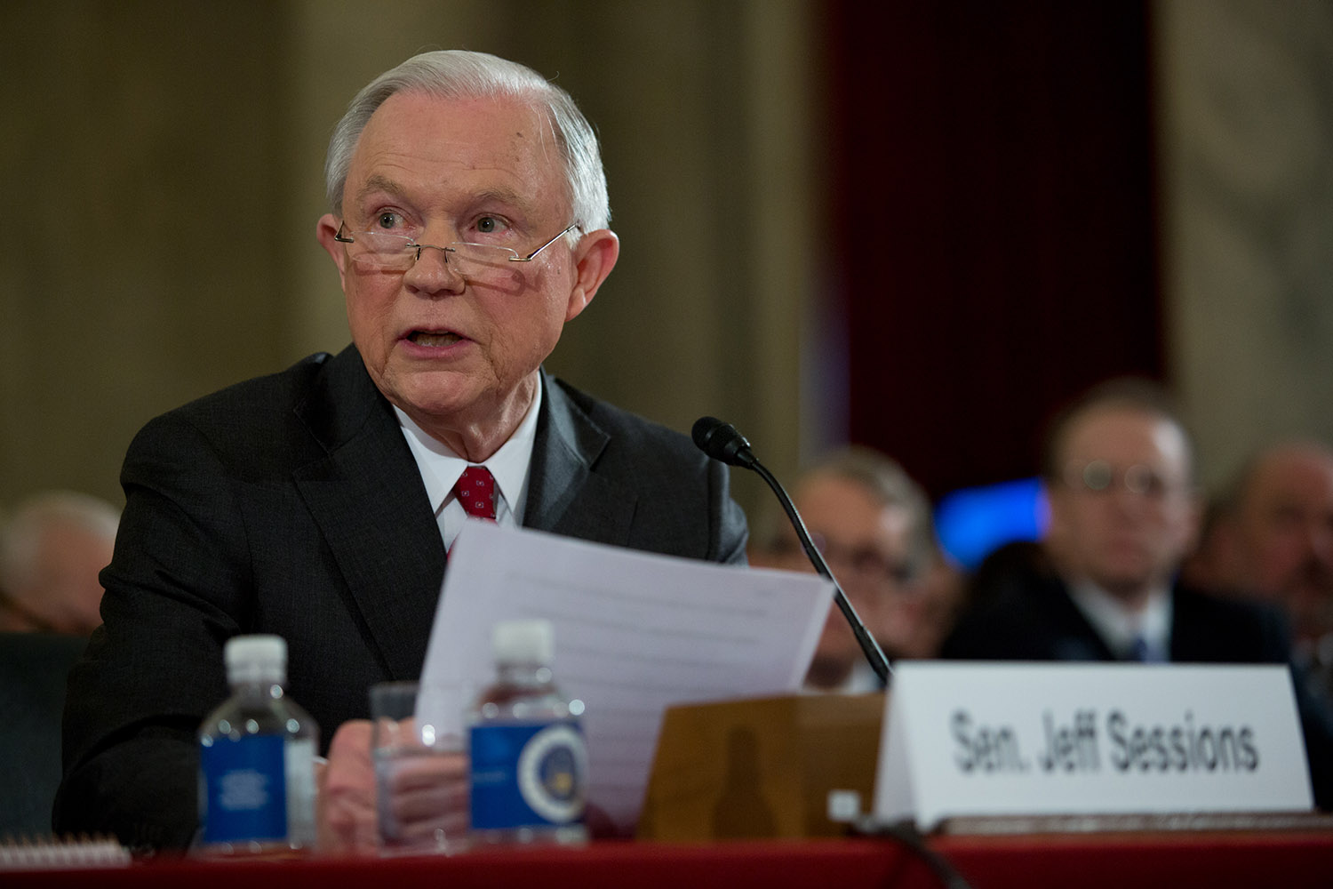 The weirdest aspect of Jeff Sessions’ answer to Al Franken over Russia contacts