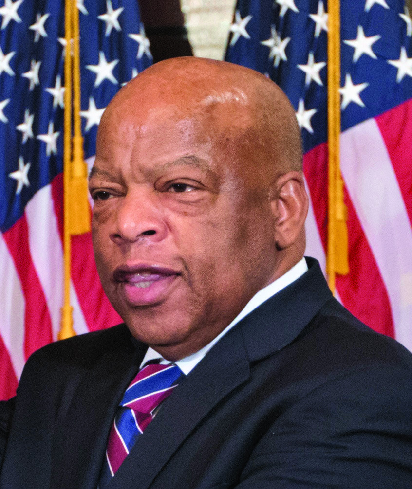 Rep. John Lewis mingles with the stars to promote new graphic novel