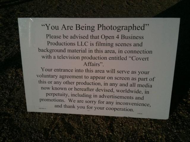 ‘Covert Affairs’ not covert about filming in D.C.