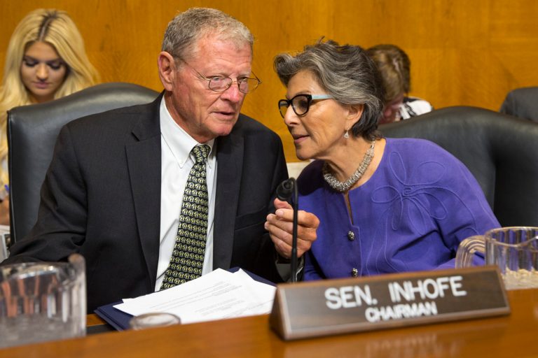 Republican Sen. Jim Inhofe and Democratic Sen. Barbara Boxer committed to reaching a compromise after the House voted on the $5 billion Water Resources Development Act. (AP Photo)