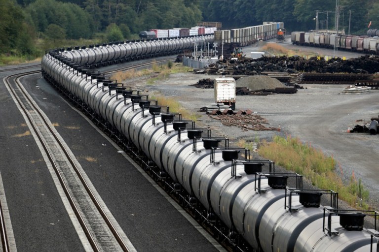 The proposed coal terminal at Cherry Point has been part of a five-year fight between activists and pro-development interests over its approval. (AP Photo)