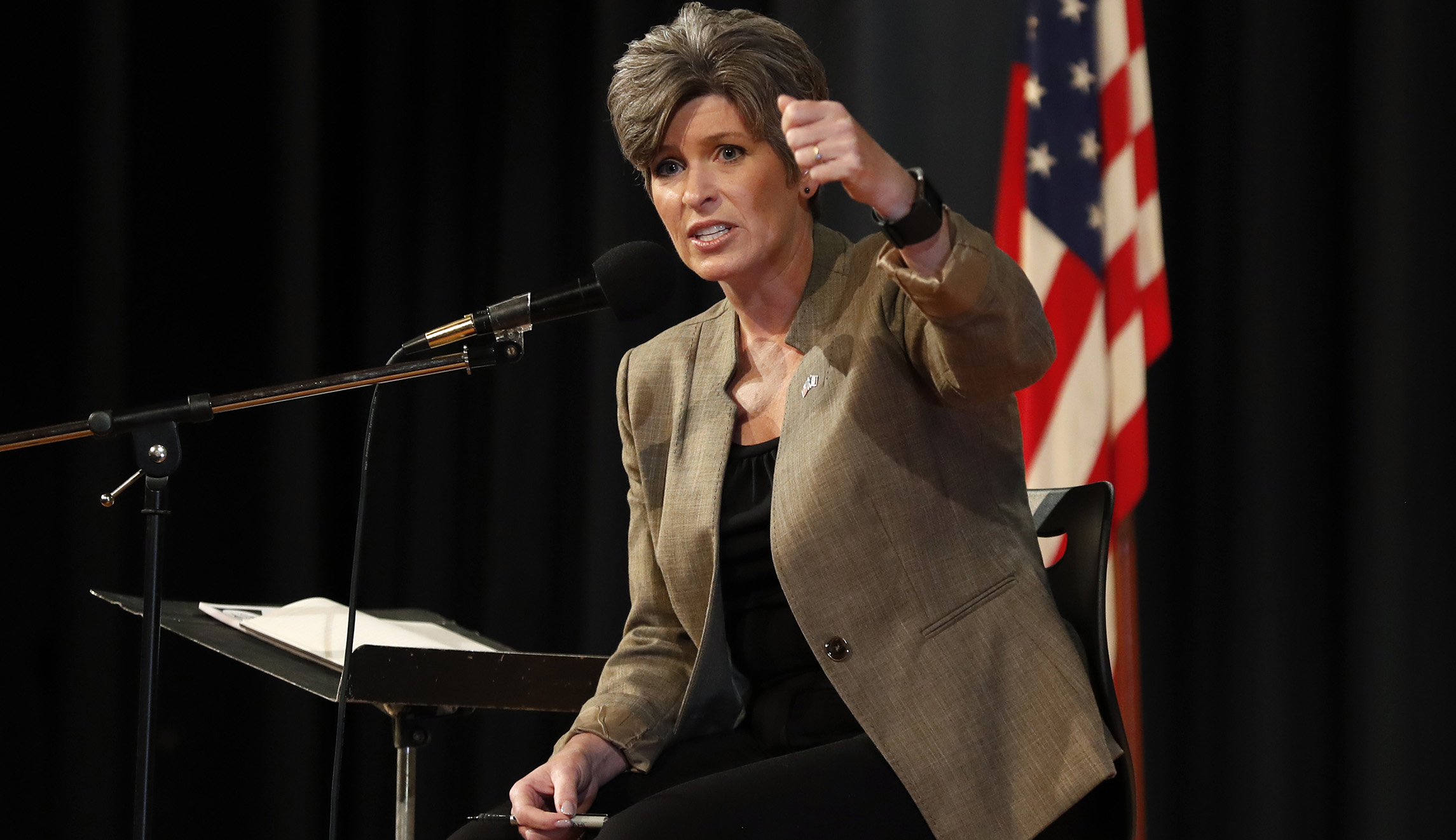Joni Ernst roasts 2020 prospect Eric Garcetti over Iowa visit