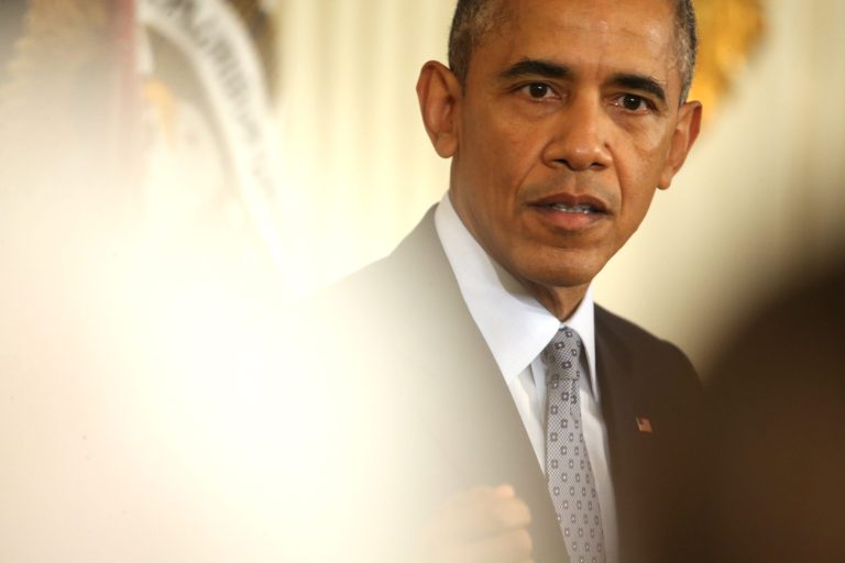 President Obama speaks in the State Dining Room of the White House in Washington, Friday, Oct. 2, 2015. (AP Photo/Andrew Harnik)