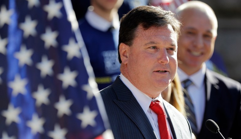 Indiana Rep. Todd Rokita said the background to the deaths of an Indianapolis Colts player and an Uber driver is what makes it an immigration case, not a drunk driving case, as Indiana law enforcement investigate possible driver impairment as the cause of the crash. (AP Photo/Darron Cummings, File)
