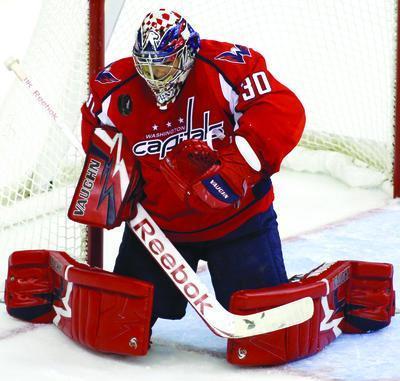 Neuvirth out again, but returns to ice