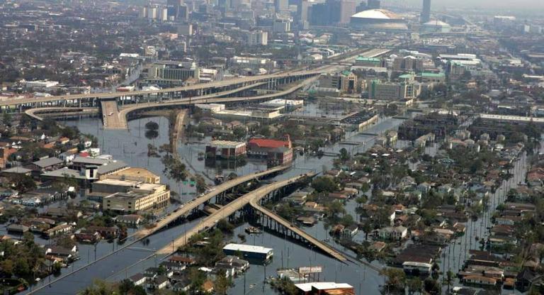 New Orleans after Hurricane Katrina 10 years ago. AP Photo