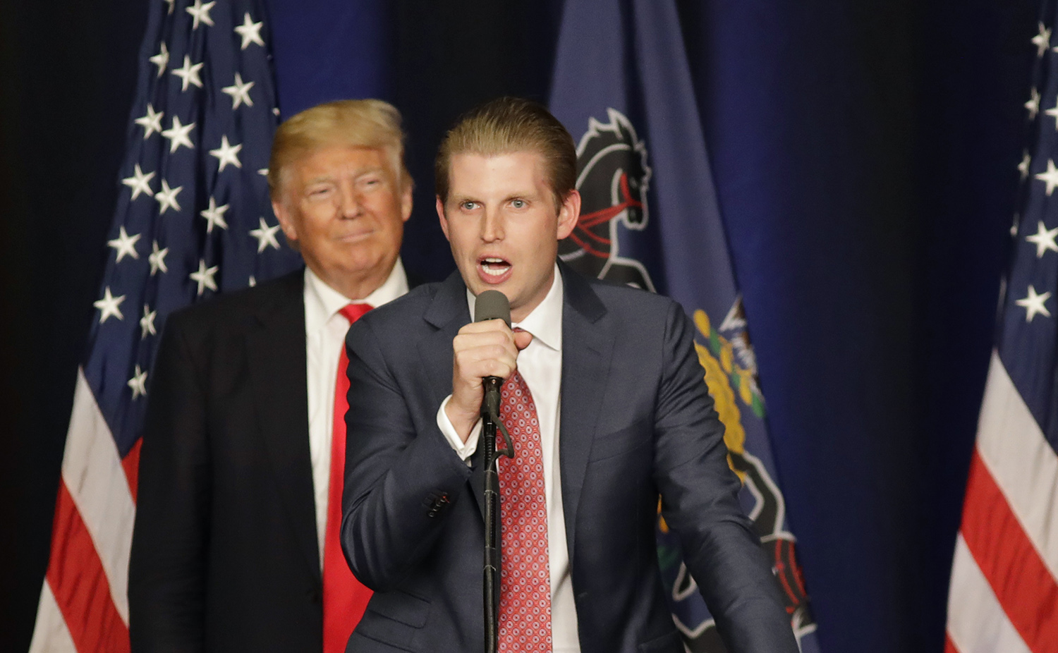 Eric Trump defends father over ‘developing’ immigration plans