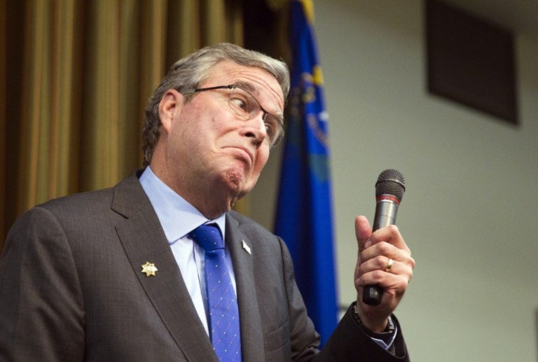 Shock poll: Trump rolls into statistical tie with Bush