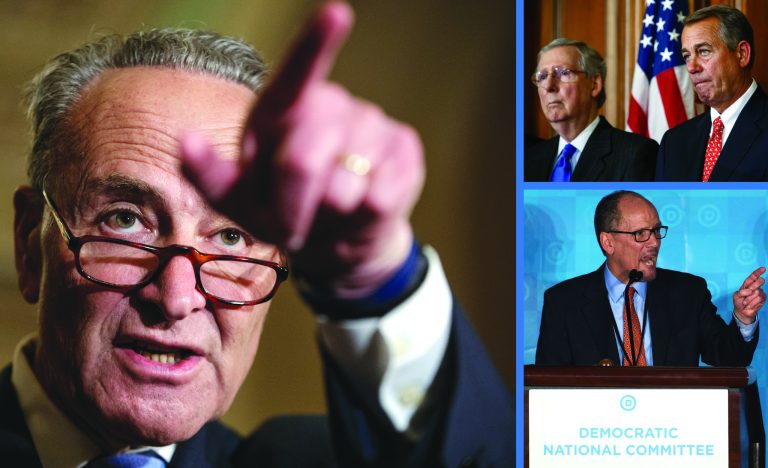 Democrats need a compelling vision to offer to those who are not part of their coastal, progressive base. They must re-engage with blue-collar voters in fly-over country who were once the backbone of their coalition but have defected to the GOP. (AP photos)