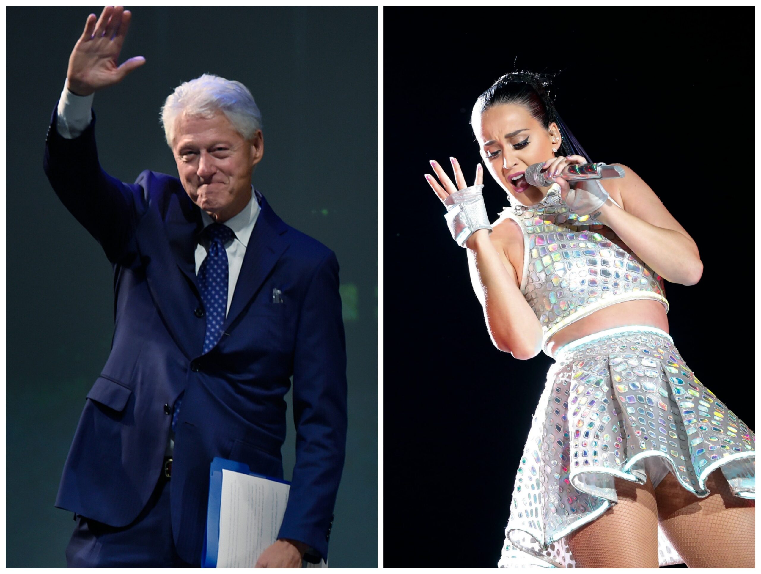 Awkward pair: ‘Did I get too close’ Katy Perry, Bill Clinton