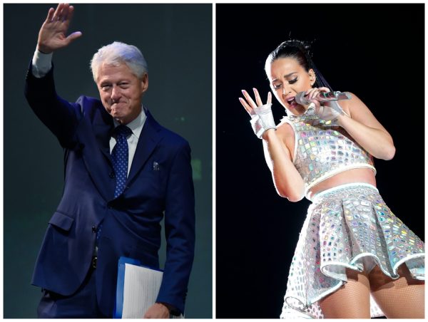 Awkward pair: ‘Did I get too close’ Katy Perry, Bill Clinton