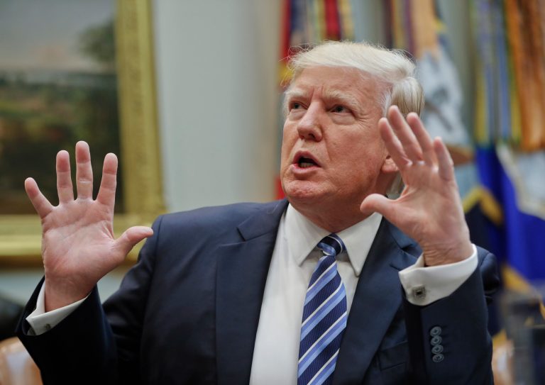 Donald Trump incurred most of his tax liability in 2005 from the Alternative Minimum Tax, a feature of the tax code that he has called to eliminate, according to a portion of his tax return for that year reported Tuesday night. (AP Photo/Pablo Martinez Monsivais)