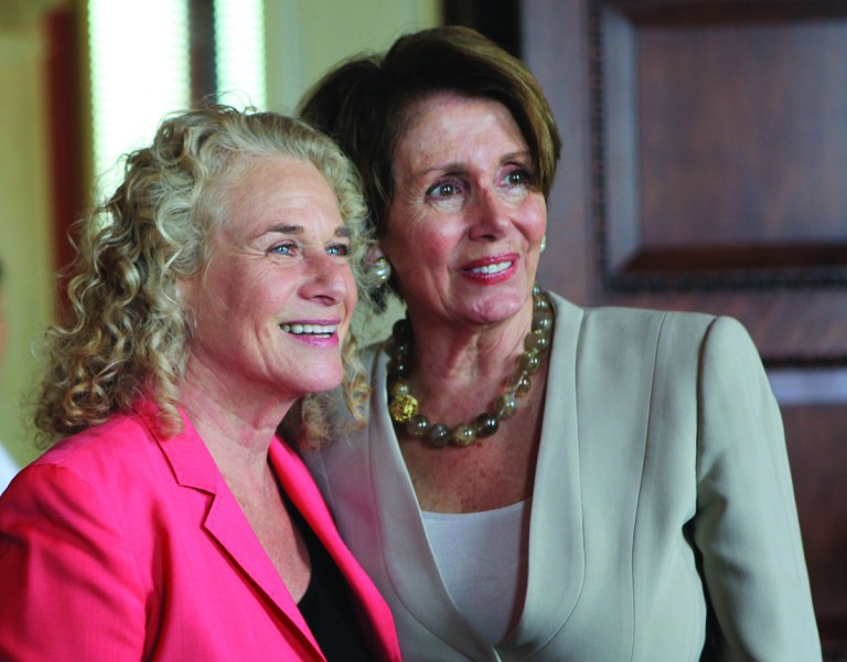 Library of Congress Photo/Abby Brack Lewis
Carole King and Rep. Nancy Pelosi