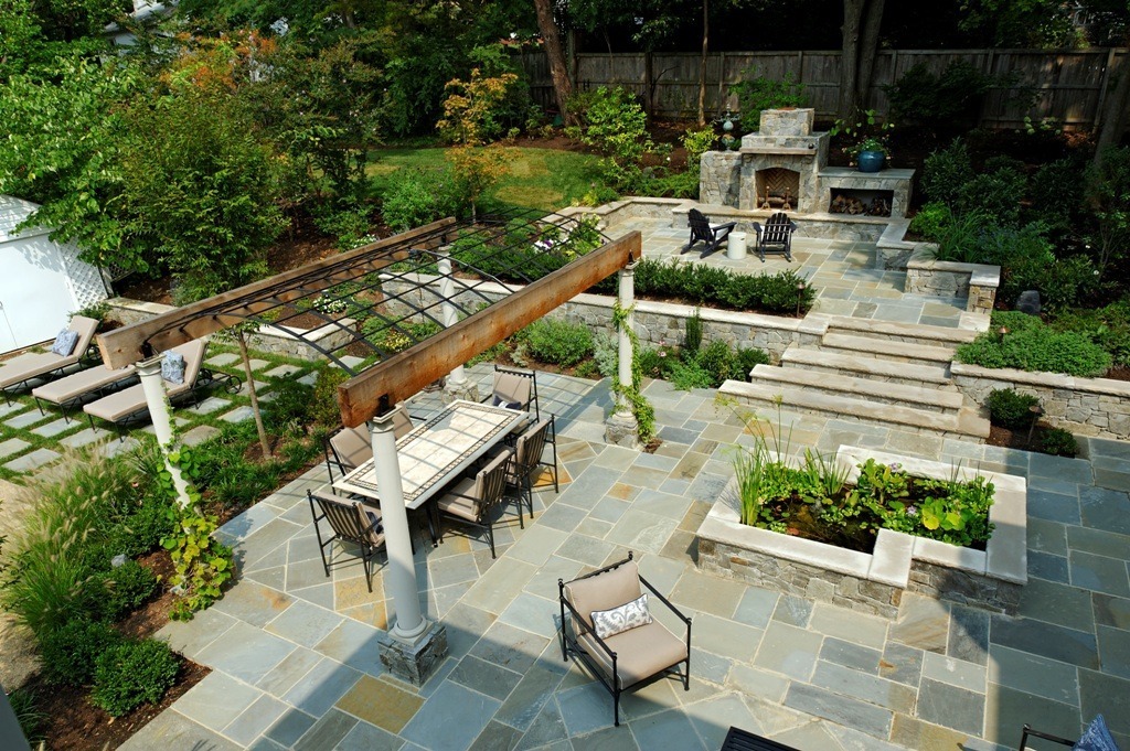 D.C.-area designer gets help making outdoor spaces as elegant as her interior rooms