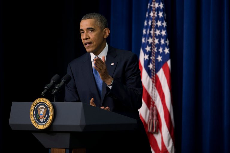 President Barack Obama speaks about the new health care law during a White House Youth Summit, Wednesday, Dec. 4, 2013, in the South Court Auditorium in the Eisenhower Executive Office Building on the White House complex in Washington. (AP Photo/ Evan Vucci)