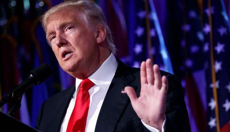 America First Policies has previously pressured Republicans who opposed a Trump priority. (AP Photo/ Evan Vucci)