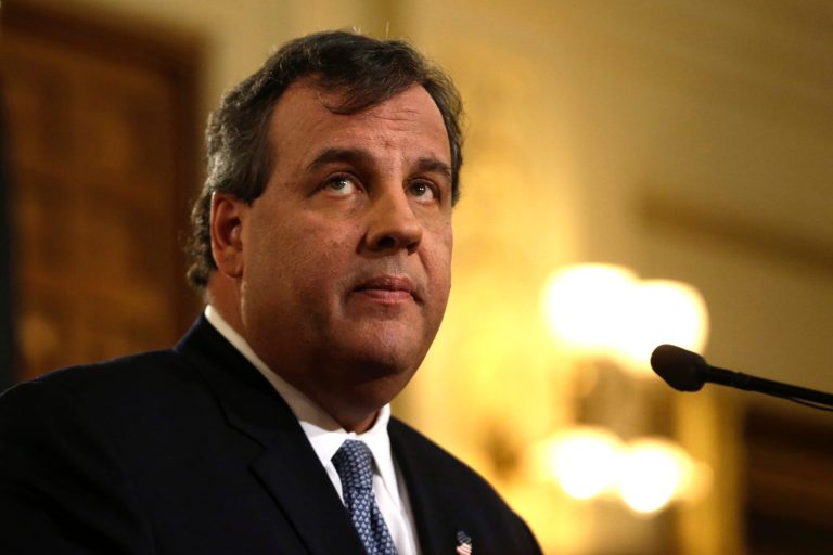 New Jersey Gov. Chris Christie delivers his State Of The State address at the Statehouse in Trenton, N.J., on Jan. 14. (AP Photo/Julio Cortez)