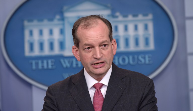 Labor Secretary Alexander Acosta has said the previous administration went too far in expanding the rule and exceeded its authority under the law. (AP Photo/Susan Walsh)