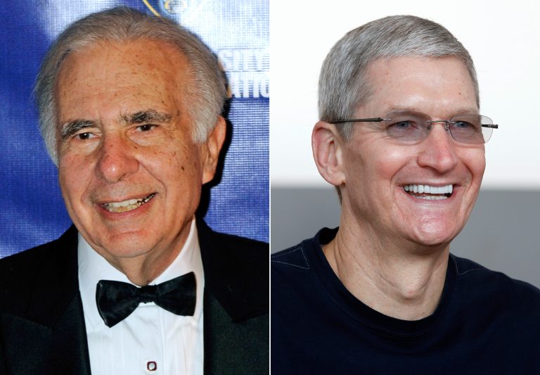 Icahn wants more Apple buybacks, sees $203 stock