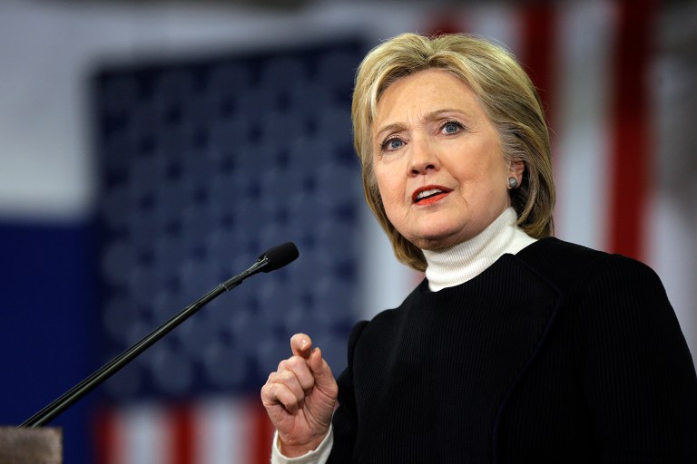 The editorial board of a newspaper in California took Hillary Clinton to task over the weekend for her use of a private server. (AP Photo/Matt Rourke)