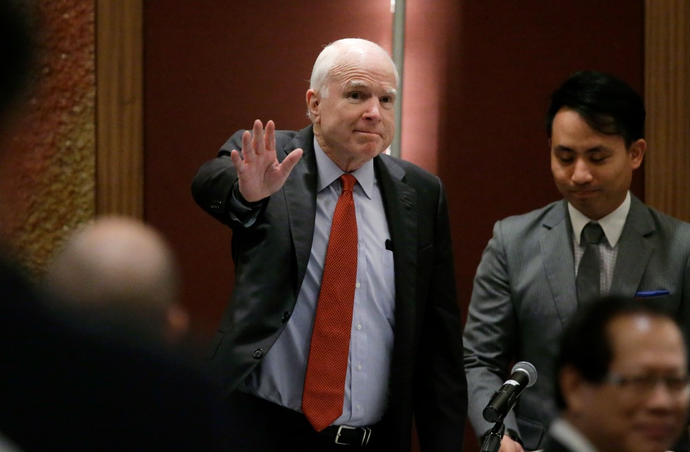McCain: ‘Stop letting politics divide us’