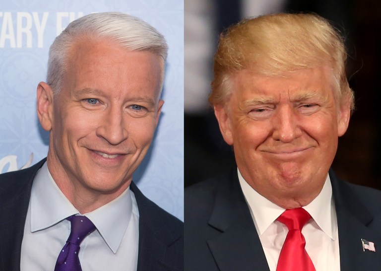 Donald Trump is not looking forward to having Anderson Cooper moderate his second presidential debate against Hillary Clinton. (Photo by Charles Sykes/Invision/AP)