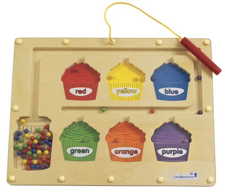 This undated photo provided by the U.S. Consumer Product Safety Commission shows a magnetic color sorting board from Discount School Supply.  The item is being recalled due to magnet ingestion risk and excessive lead levels. (AP Photo/U.S. Consumer Product Safety Commission)