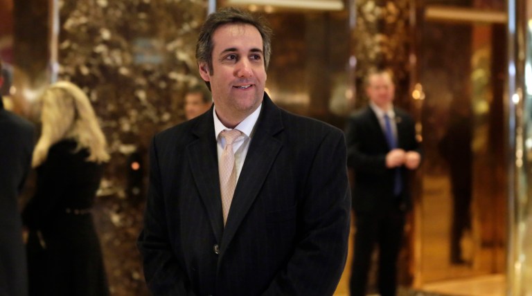 President Trump's personal attorney, Michael Cohen, is looking for an apology. (AP Photo/Richard Drew)