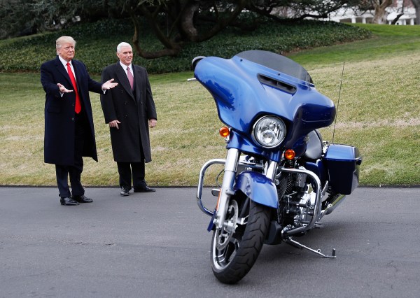 Trump says ‘no, thank you’ to Harley Davidson