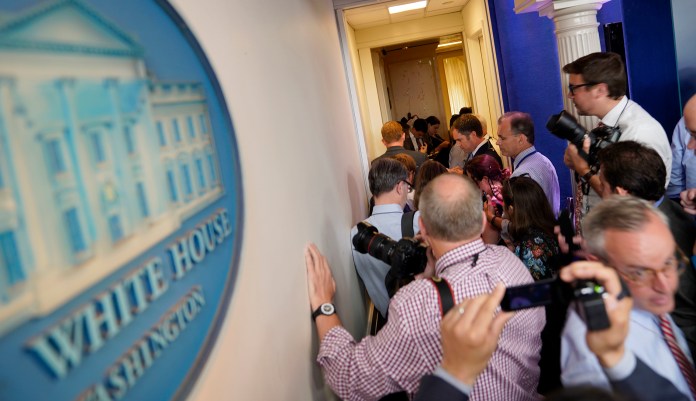 Short's resignation came after Anthony Scaramucci, the incoming White House communications director, confirmed earlier Tuesday he was planning to dismiss Short. (AP Photo/Pablo Martinez Monsivais)
