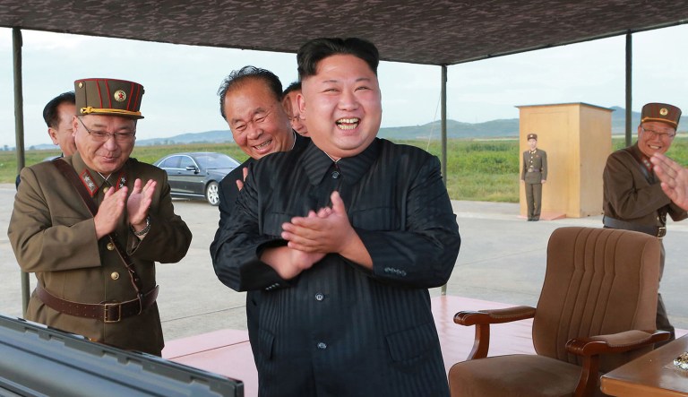 President Trump, during his first speech to the United Nations General Assembly, said North Korean leader Kim Jong Un is at risk of sparking a war it can't win against the United States. (Korean Central News Agency/Korea News Service via AP, File)