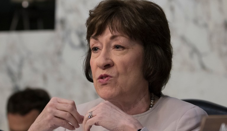 Comey admitted the story behind the leak after Sen. Susan Collins asked him why he kept a memo of a conversation with President Trump. (AP Photo/J. Scott Applewhite)