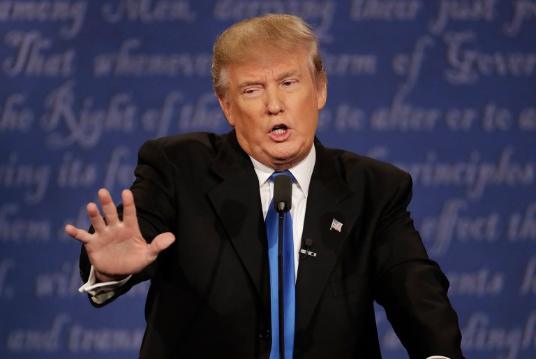 Donald Trump cited nuclear weapons as the single greatest threat facing the world, and said Russia's modernization of its nuclear arsenal is a major part of the problem. (AP Photo/Patrick Semansky, File)