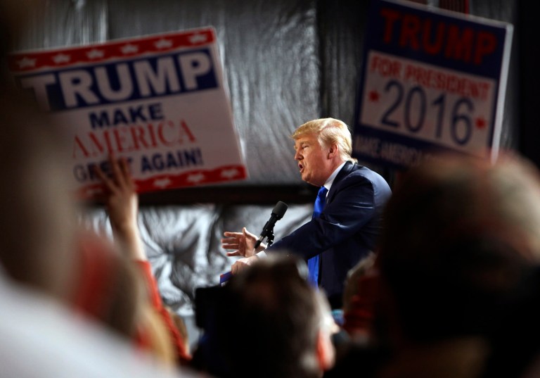 In another message, she produced a clip from a campaign rally in 2016, in which Trump said, 