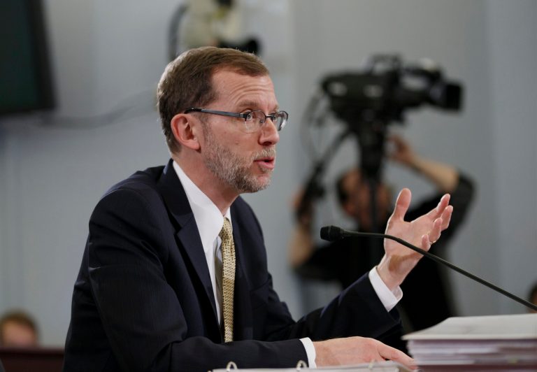 Congressional Budget Office Director Douglas Elmendorf testifies on Capitol Hill before the House Budget Committee hearing on the CBO budget and economic outlook. (AP/J. Scott Applewhite)