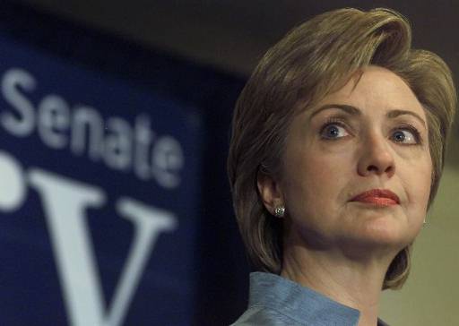 Hillary Clinton during her 2000 Senate campaign. AP Photo