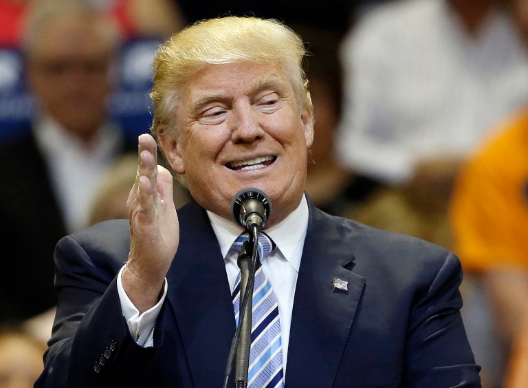 Presumptive Republican nominee Donald Trump sought to refute a report that he 