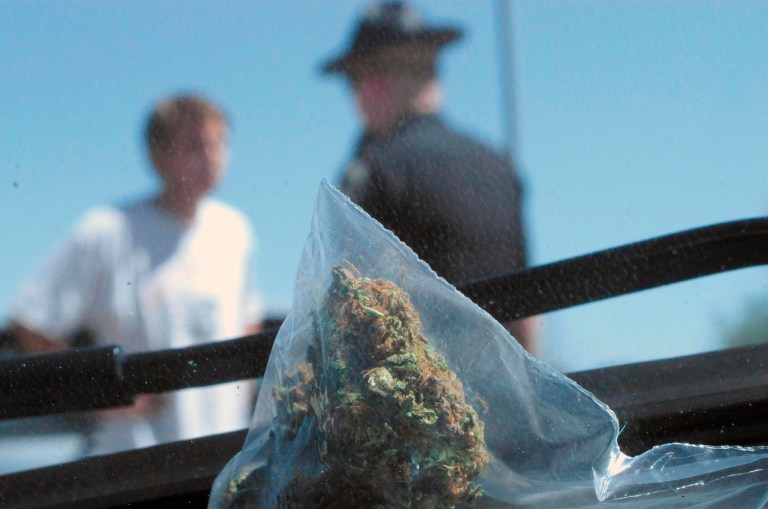 More than 1.25 million people are arrested each year on drug charges, a report from liberal groups said. (AP Photo/Nigel Duara, File)