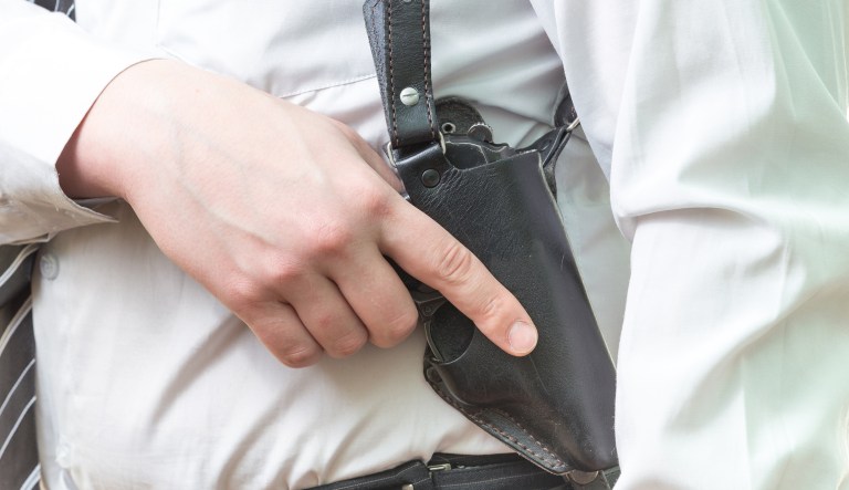 The Quinnipiac University National Poll found 58 percent of voters oppose the idea, while 40 percent support his plan to let teachers and other faculty to carry a firearm on school grounds. (iStock photo)