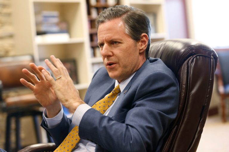 Liberty University president, Jerry Falwell Jr. said he wasn't blocking those who disagreed, 